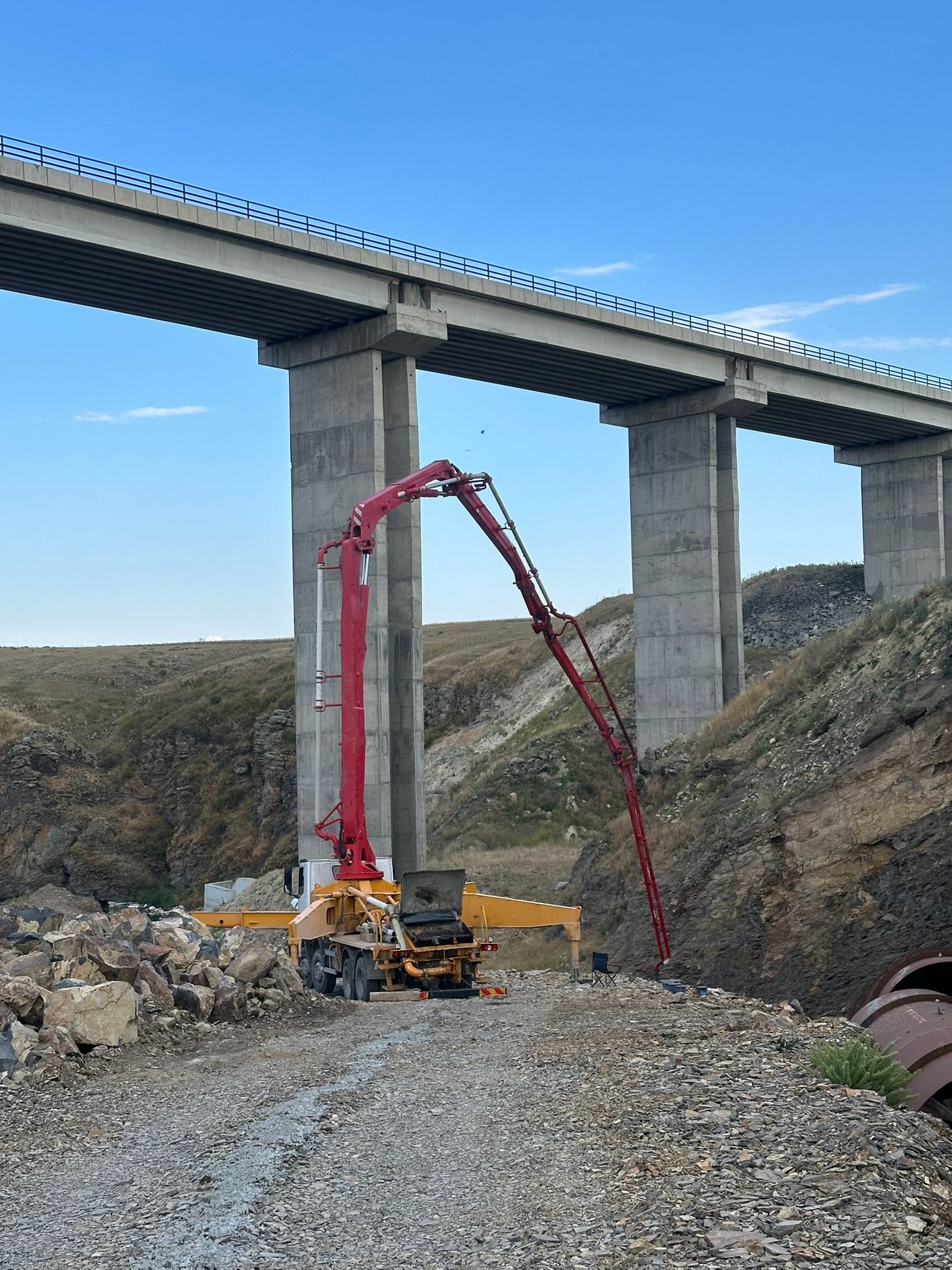 Altyapı ve saha beton uygulaması